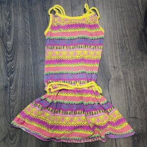 American Girl LEA Clark tropical DRESS Sundress for GIRLS size 8